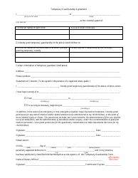 Document preview: Temporary Guardianship Agreement Form
