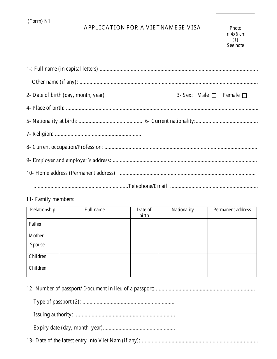 Form N1 - Fill Out, Sign Online and Download Printable PDF | Templateroller