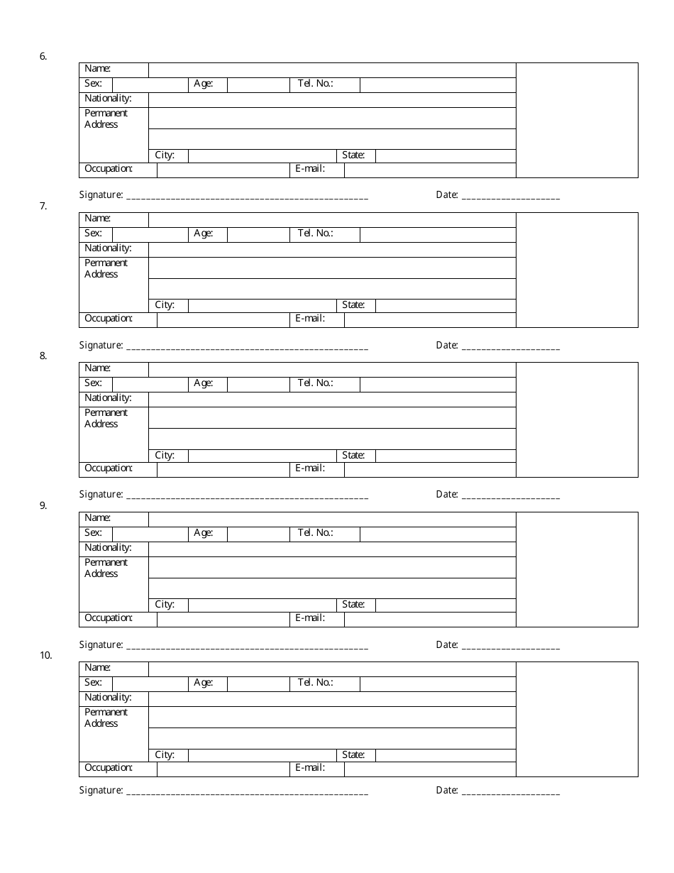 Form CAC / IT1 Incorporated Trustees Application Form - Nigeria, Page 3