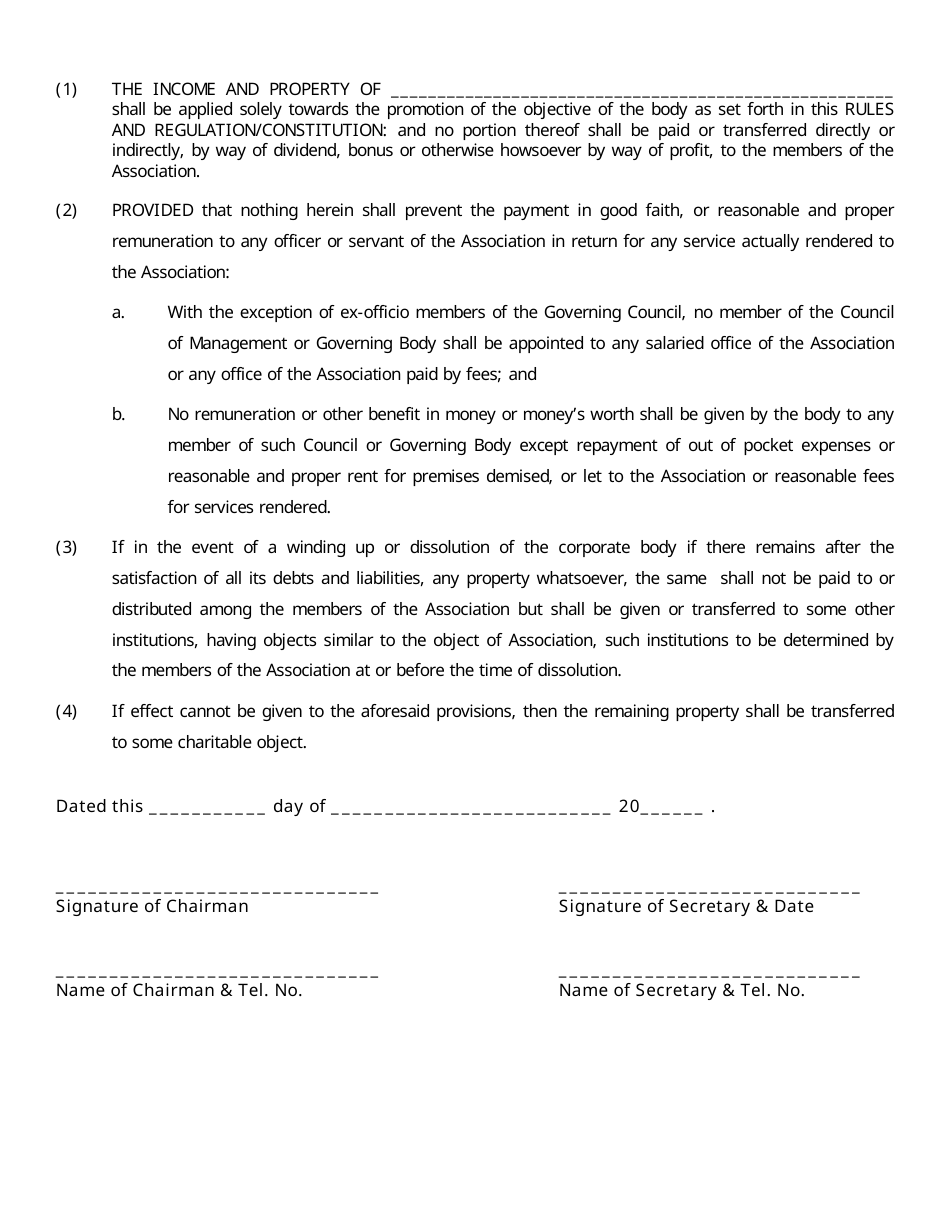 Form CAC / IT1 Incorporated Trustees Application Form - Nigeria, Page 9
