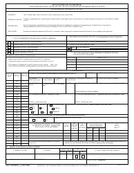 DA Form 61 Application for Appointment