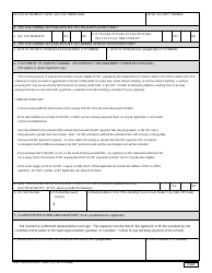 DD Form 2656-7 Verification for Survivor Annuity, Page 2