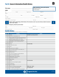 Annual Health and Medical Record Form - Parts a and B - Boy Scouts of America, Page 2