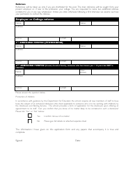 Application Form for Teaching Post - Bassett House School - United Kingdom, Page 2
