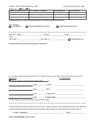&quot;Travel Request Form&quot;, Page 2