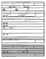 DoDEA Form 600 Department of Defense Education Activity Student Registration, Page 2