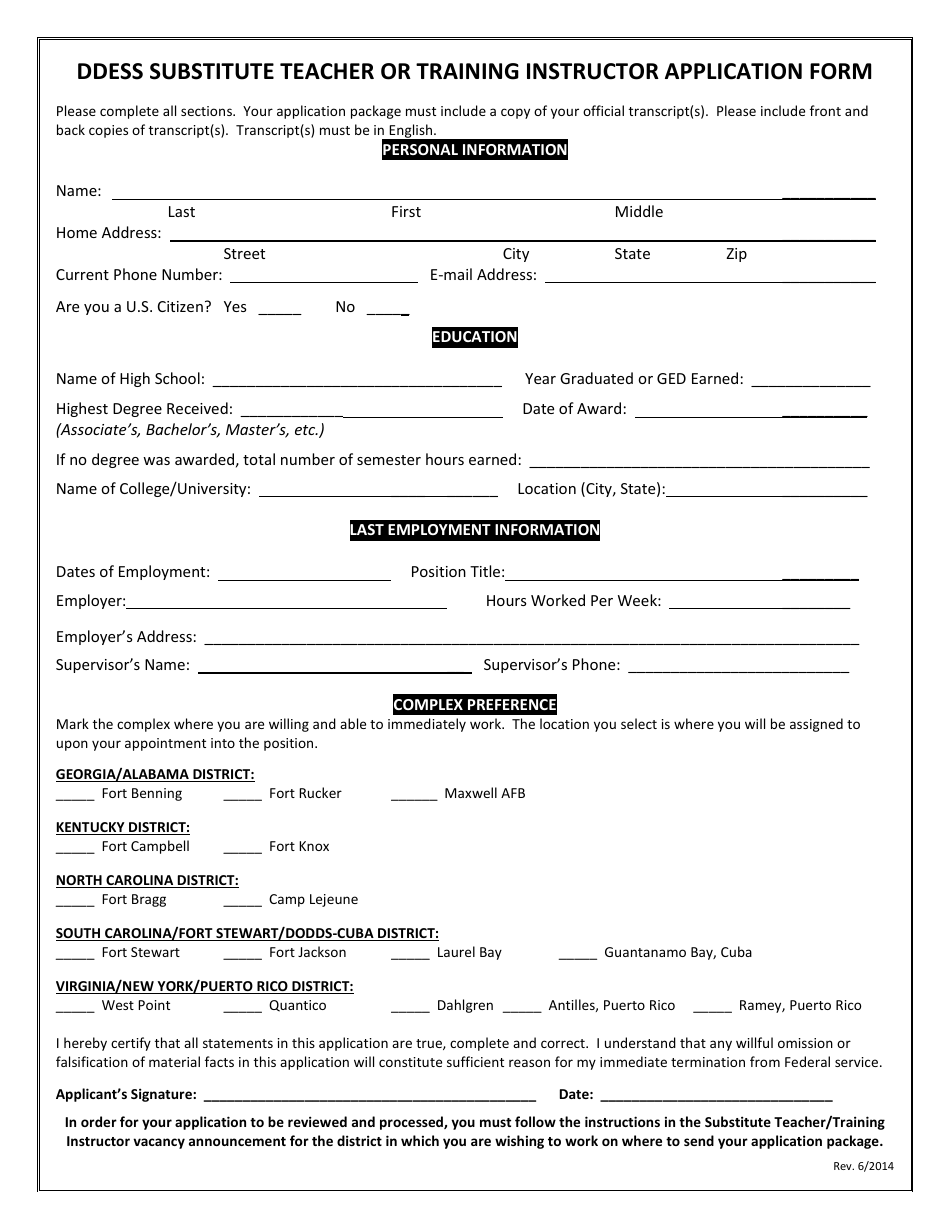 ddess-substitute-teacher-or-training-instructor-application-form-fill-out-sign-online-and