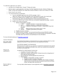 Form SH125 Application for a Mold Assessment Contractor License - New York, Page 3