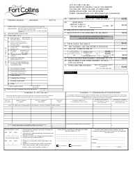 Document preview: Sales & Use Tax Return Form - City of Fort Collins, Colorado