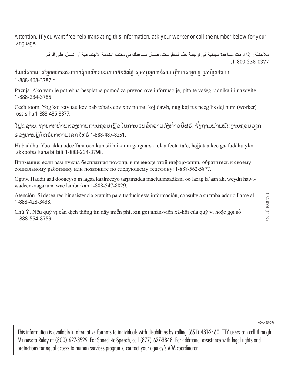 Form DHS-2780 Client Placement Authorization (CPA) - Ccdtf - Minnesota, Page 3
