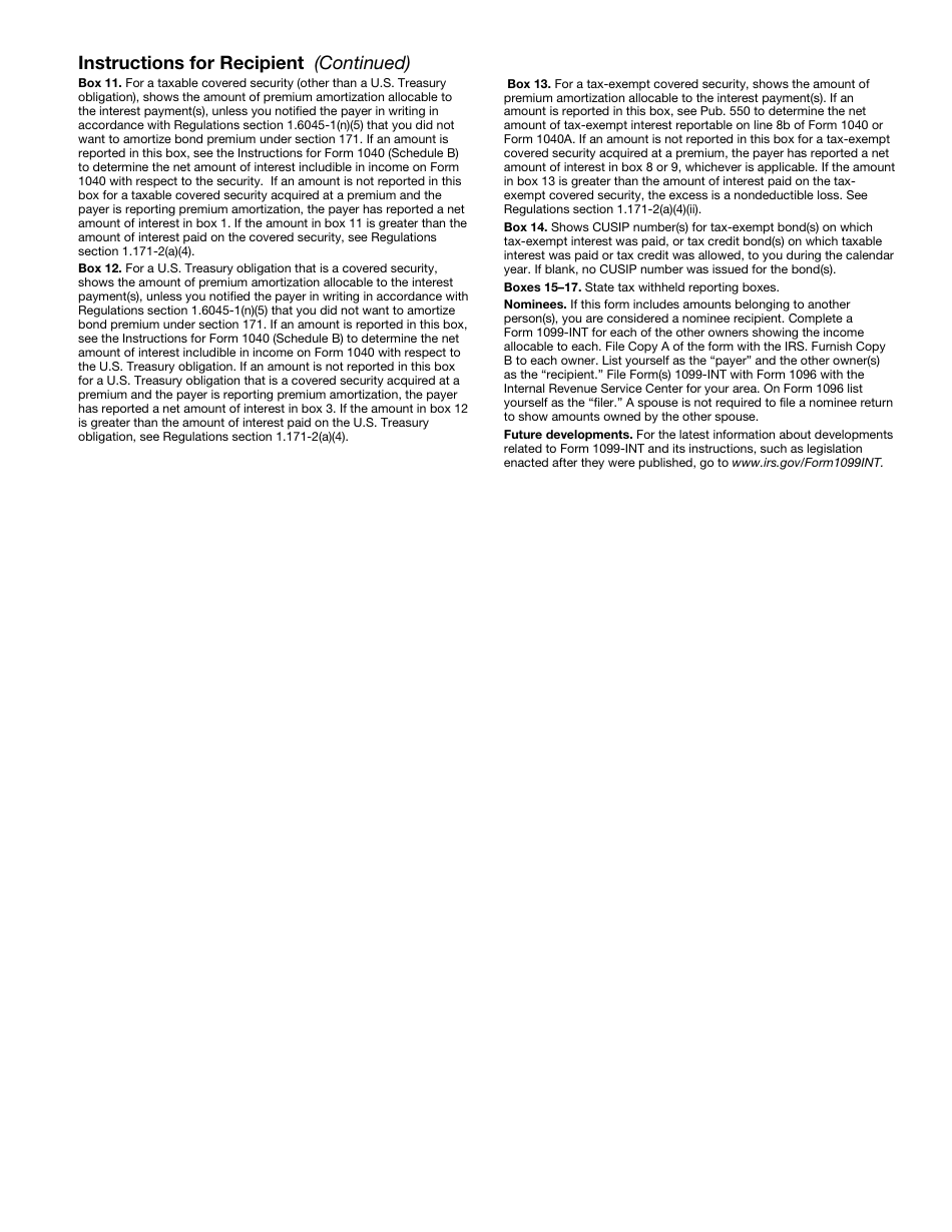 IRS Form 1099-INT Interest Income, Page 7