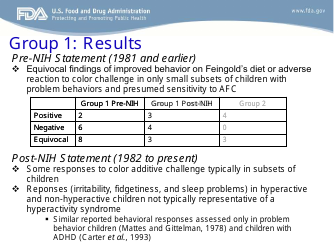 Evaluation of Studies on Artificial Food Colors and Behavior Disorders in Children, Page 10