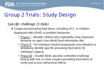 Evaluation of Studies on Artificial Food Colors and Behavior Disorders in Children, Page 16