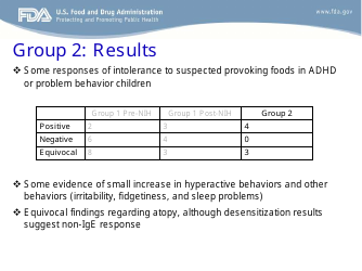 Evaluation of Studies on Artificial Food Colors and Behavior Disorders in Children, Page 18