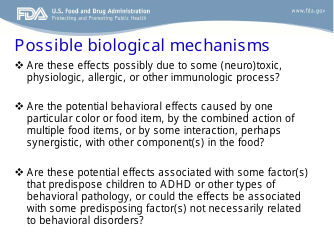 Evaluation of Studies on Artificial Food Colors and Behavior Disorders in Children, Page 22