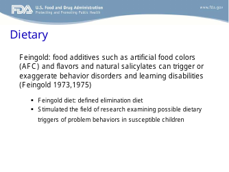 Evaluation of Studies on Artificial Food Colors and Behavior Disorders in Children, Page 3