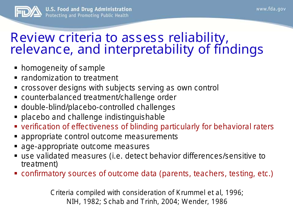 Evaluation of Studies on Artificial Food Colors and Behavior Disorders in Children, Page 5