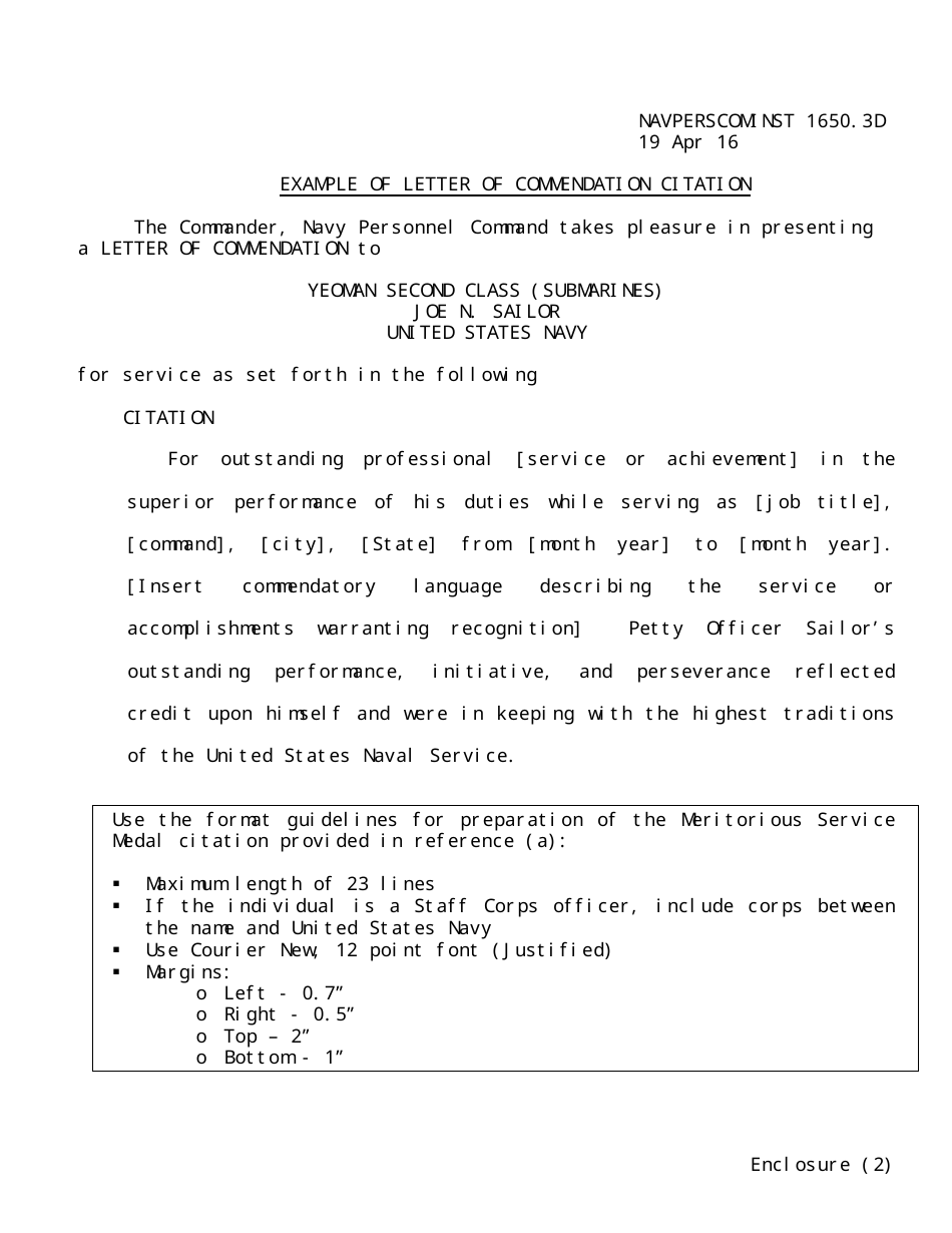 Navperscom Instruction 1650.3d - Military Awards Guidance, Page 13