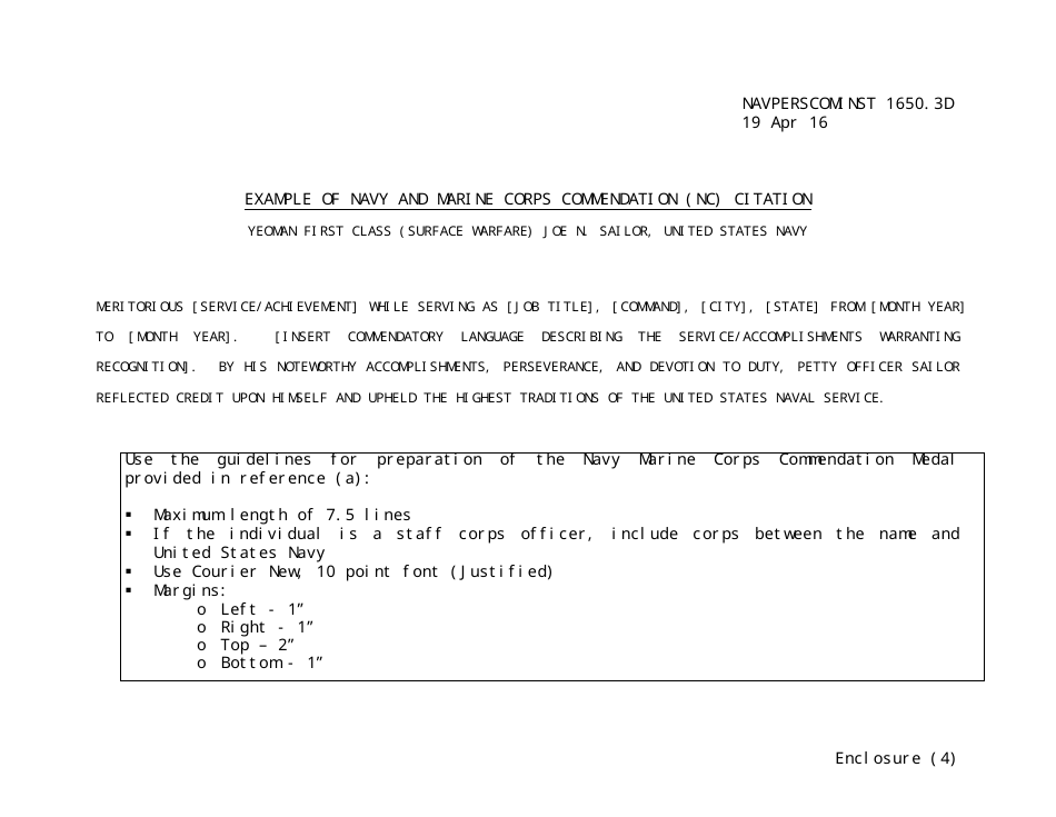 Navperscom Instruction 1650.3d - Military Awards Guidance, Page 15