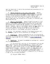 Navperscom Instruction 1650.3d - Military Awards Guidance, Page 3