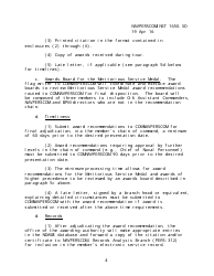 Navperscom Instruction 1650.3d - Military Awards Guidance, Page 4