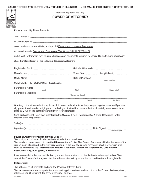 Form IL422-0329  Printable Pdf