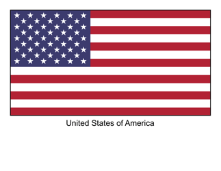 &quot;United States of America Flag Template&quot;