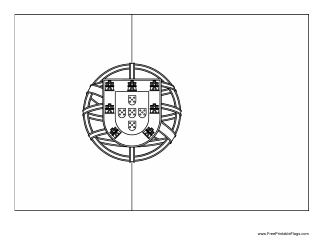 Document preview: Portugal Flag Template - Portugal