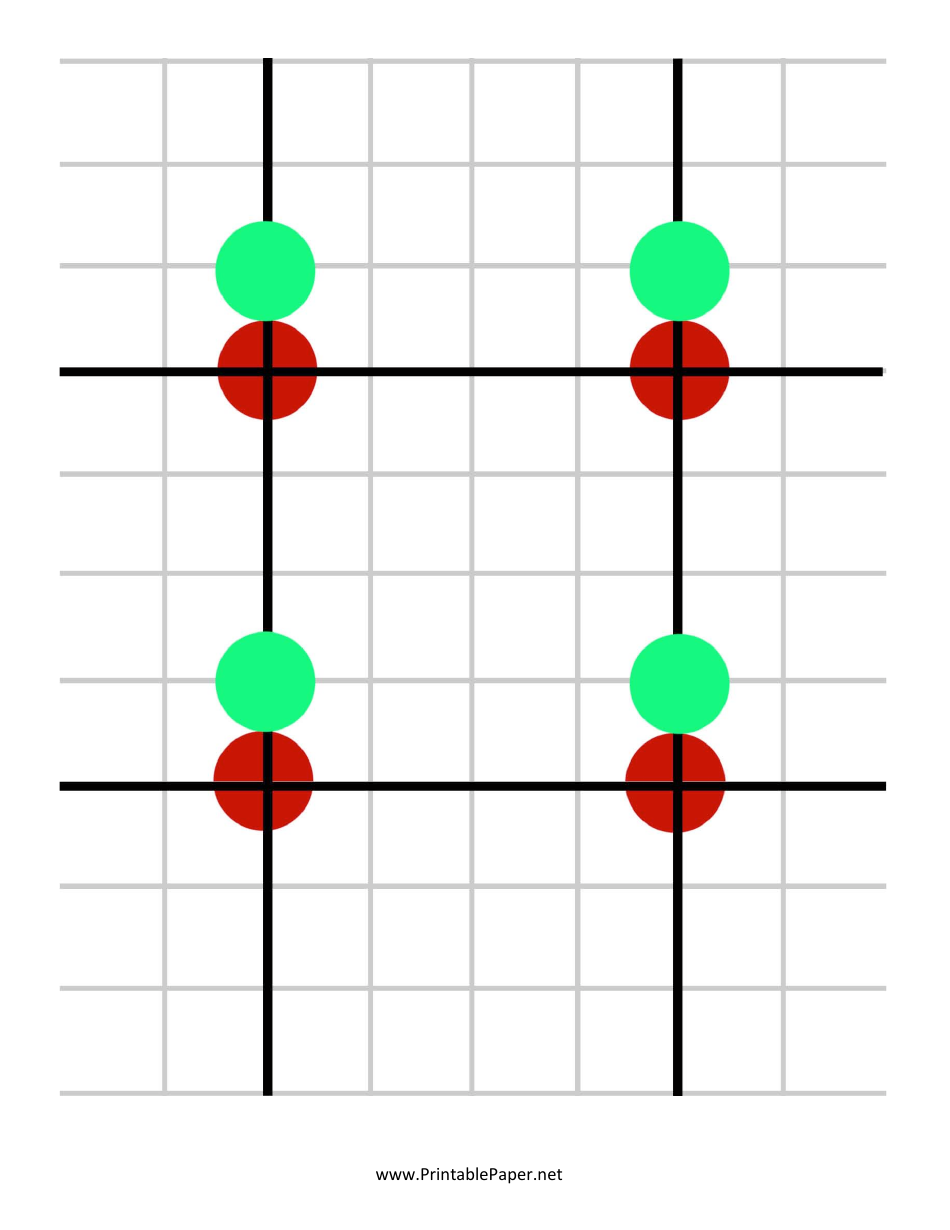 red green target grid template download printable pdf templateroller