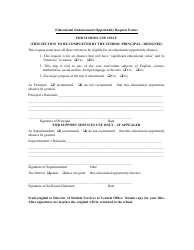 Educational Enhancement Opportunity Request Forms - Kentucky, Page 2