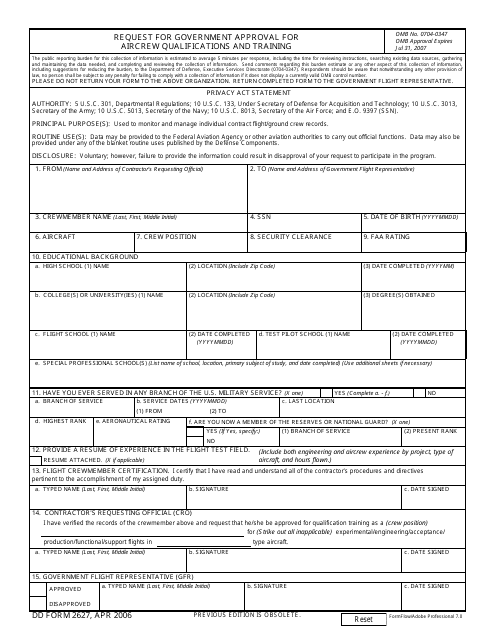 DD Form 2627  Printable Pdf