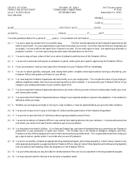 Document preview: Felony Pc 1210.1 - Terms & Conditions of Probation - County of Kern, California