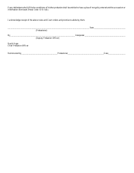 Felony Pc 1210.1 - Terms &amp; Conditions of Probation - County of Kern, California, Page 3