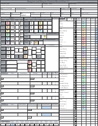 Document preview: Dungeons and Dragons 3.5 Character Record Sheet