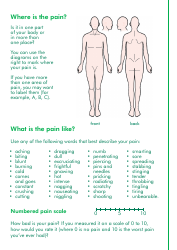 Pain Diary Template - We Are Macmillan Cancer Support, Page 3