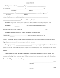 Pump and Haul Permit Application Packet - County of Shenandoah, Virginia, Page 8