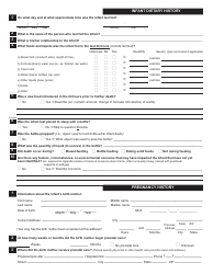 Infant Death Reporting Form - Sudden Unexplained Infant Death Investigation, Page 5