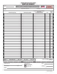 Document preview: Surplus Request Form - Anaheim Union High School District