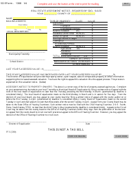 Document preview: Form PT5 Real Estate Assessment Notice - South Dakota