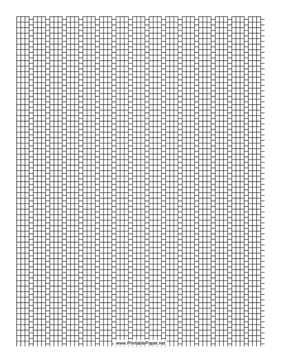 Cylinder Peyote Stitch Graph Paper Template - Free Download