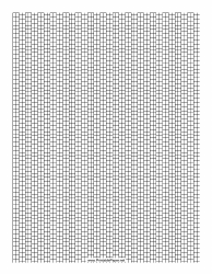Document preview: 2-bead Peyote Stitch Graph Paper
