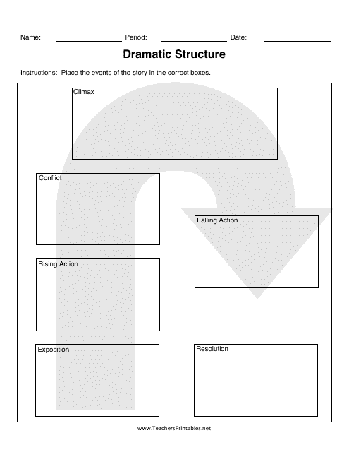 &quot;Dramatic Structure Sheet&quot; Download Pdf