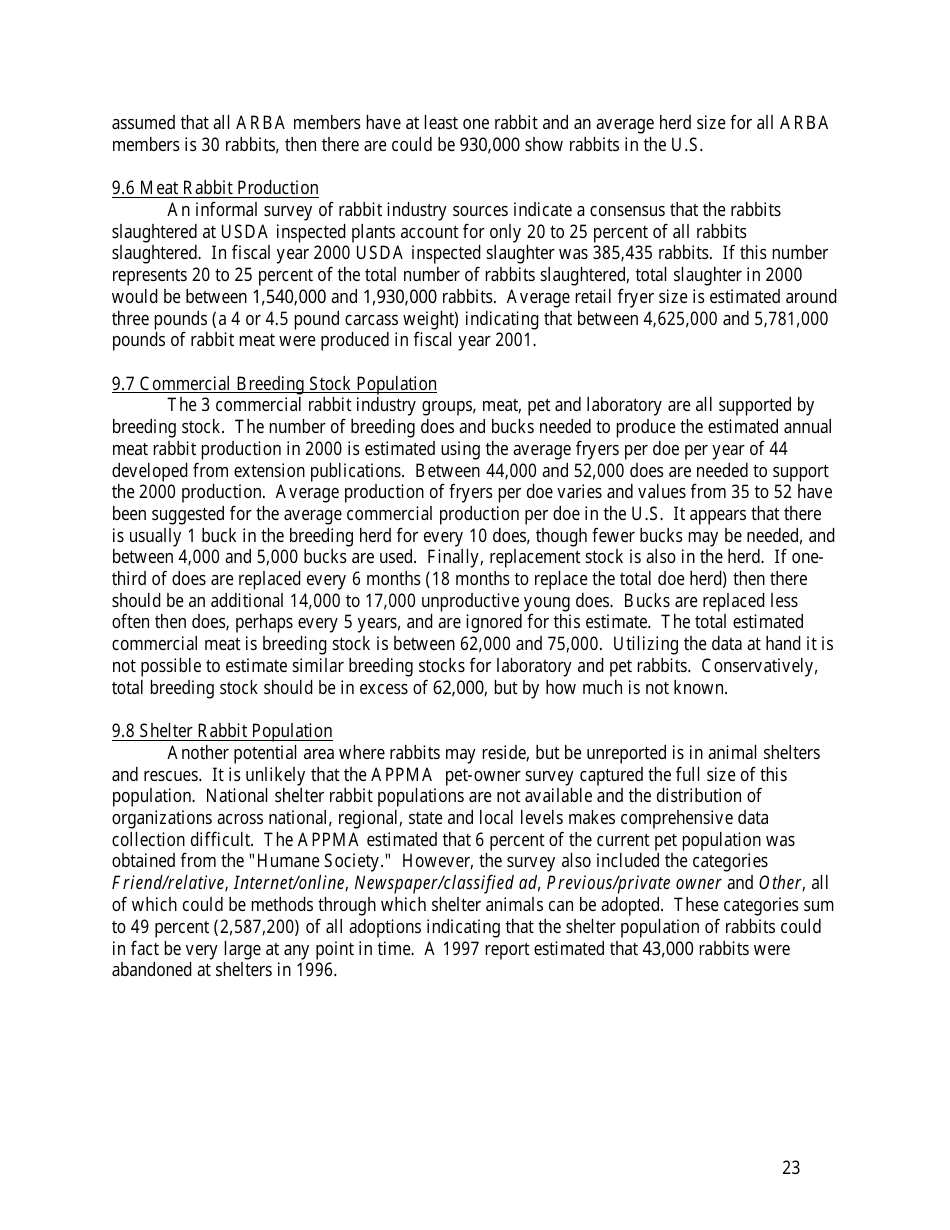 U.S. Rabbit Industry Profile, Page 29