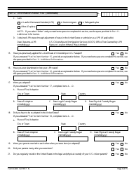 USCIS Form N-600 Application for Certificate of Citizenship, Page 3