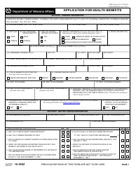 VA Form 10-10EZ Application for Health Benefits, Page 3