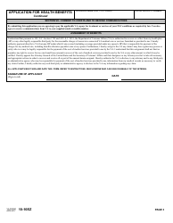 VA Form 10-10EZ Application for Health Benefits, Page 5