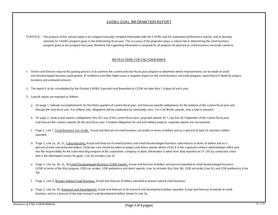 Eng Form 4949 R Fill Out Sign Online And Download Fillable Pdf