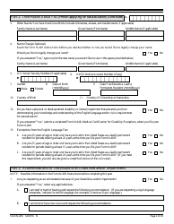 USCIS Form N-400 Application for Naturalization, Page 2
