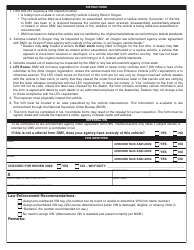 Form 735-11 Vehicle Identification Number (Vin) Inspection Form - Oregon, Page 2