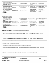 AF Form 932 Airman Comprehensive Assessment (ACA) Worksheet (MSGT Thru CMSgt), Page 2